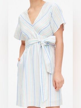 GAP Kimono Sleeve Tie Belt Dress